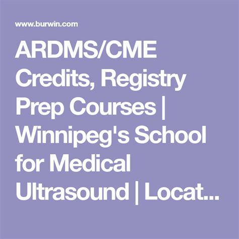 ardms accepted cme credits